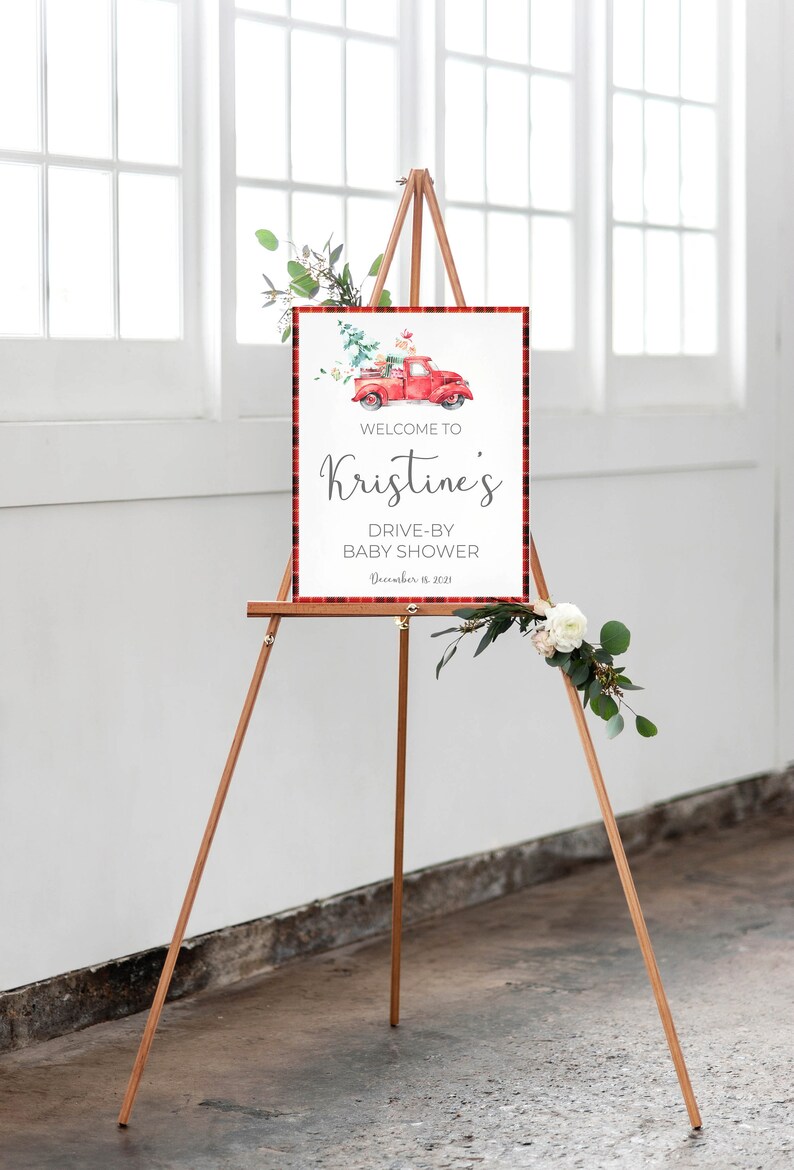 Drive by Baby Shower Signprintablewinter Baby Shower Etsy Canada