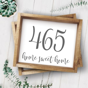 Home Sweet Home Printable-House Number Sign-Home Sweet Home House Number Print-Foyer Printable-Entryway Print-Custom House Number Sign Print