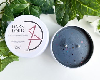 Dark Lord 6oz Candle | Non-Toxic Vegan Soy Blend Wax Candle | Candle in Jar | Masculine Candle| Perfect Gift for Everyone | Gift for Him Her