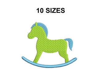 Rocking Horse embroidery design. Mini Horse. Baby embroidery design. Rocking Horse design. Baby toys embroidery design.
