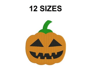 Jack O lantern  Embroidery Design. Pumpkin Jack-o-Lantern Design. Mini Pumpkin Design. Halloween Embroidery Design.