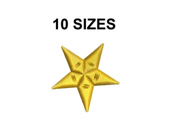 Star Embroidery Design. Star Embroidery. Star Filled Stitch. Star Embroidery Pattern.  Mini Star Design. Star Shape embroidery.  #6