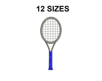 Tennis Racket embroidery Design. Mini tennis racket. Tennis embroidery design. Sport design. Racquets embroidery Design. Tennis design.