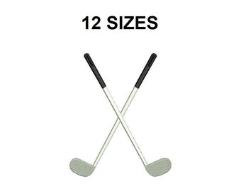 Golf Embroidery Design. Golf Filled stitch. Golf silhouette Stitch. Mini Golf Design. Golf Course embroidery design.
