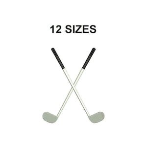 Golf Embroidery Design. Golf Filled stitch. Golf silhouette Stitch. Mini Golf Design. Golf Course embroidery design.