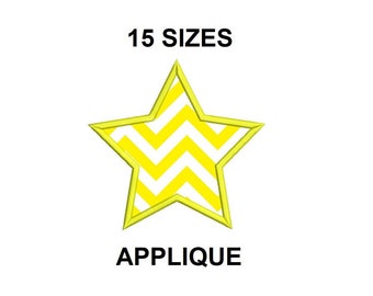 Ontwerp met sterrenapplicatie. Sterrenborduurwerkapplicatie. Ontwerp met sterren. Mini-ster-applicatie. Vorm appliqué ontwerp. Borduurontwerp in stervorm.#1