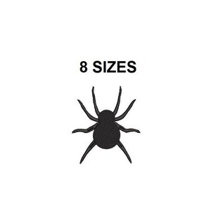 Spider embroidery design. Mini Spider design. Halloween Spider Design. Spider Filled Stitch. Spider design. Halloween design.