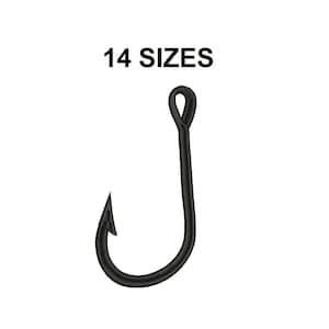 Fish Hook Embroidery Design. Mini Fish Hook Embroidery. Fishing Embroidery Design. Fishing Rod embroidery design. Catch embroidery design