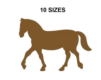 Paard borduurwerk ontwerp. Mini-paard. Paard ontwerp. Met paard gevulde steek. Borduurontwerp paardenboerderij. Borduurontwerp voor dierenboerderij.