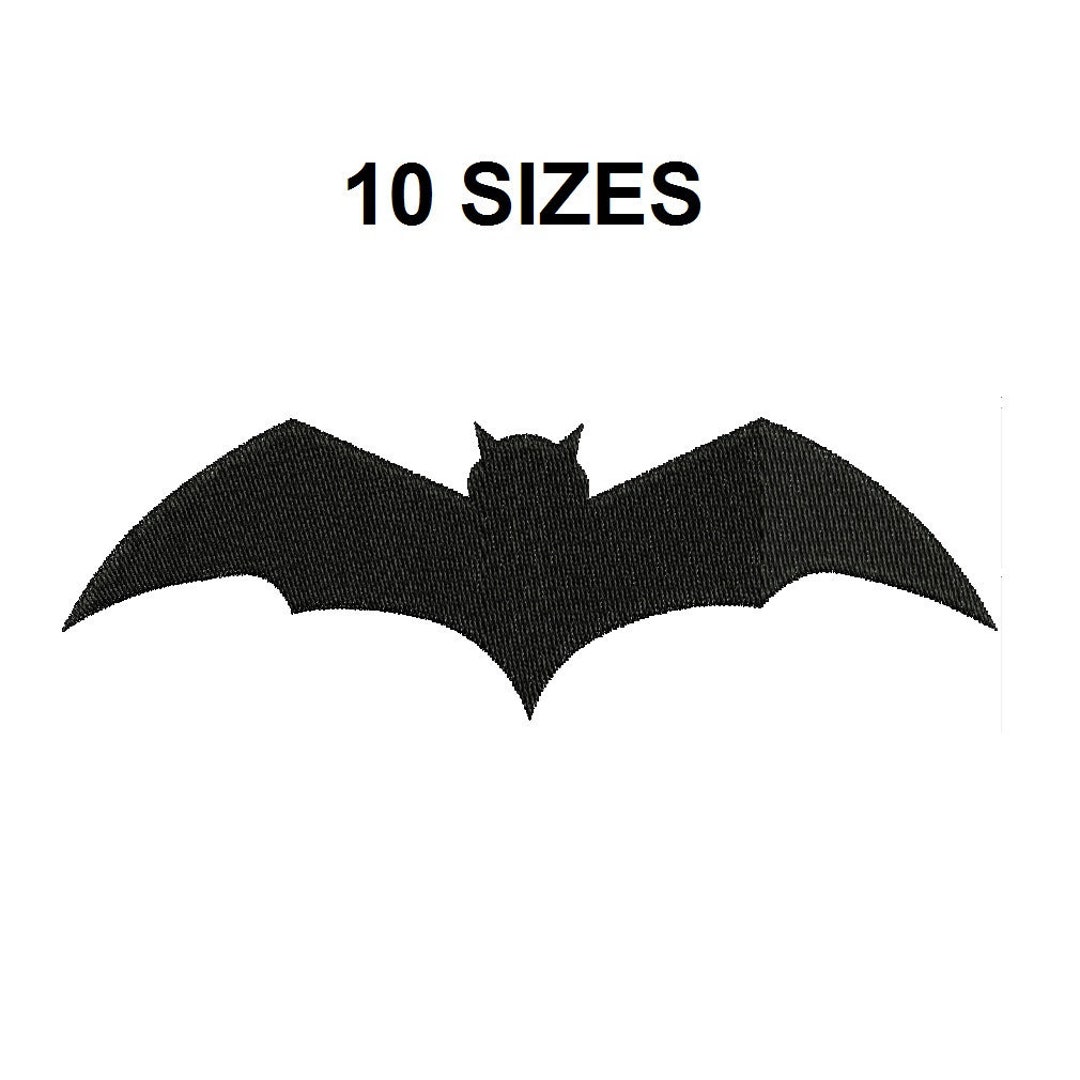 Bat Embroidery Design. Bat Silhouette. Mini Bat Embroidery. Etsy