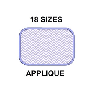 Rectangle Applique Design. Rectangle embroidery design. Rectangle design. Shape embroidery applique. Shape Rectangle design. Shape outline