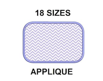 Rectangle Applique Design. Rectangle embroidery design. Rectangle design. Shape embroidery applique. Shape Rectangle design. Shape outline