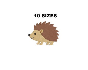 Hedgehog Embroidery Design. Hedgehog Filled Stitch. Hedgehog design. Mini Hedgehog Embroidery. Animal embroidery. Woodland Animals.