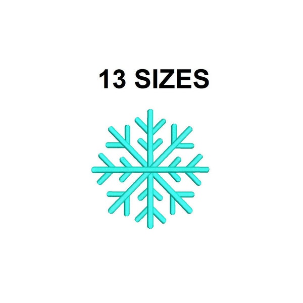 Snowflake Embroidery Design. Snowflake Silhouette. Mini Snowflake. Machine embroidery. Christmas Embroidery. Christmas Snowflake.