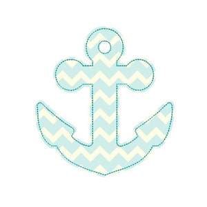Anchor Bean Stitch Applique Embroidery Design. Anchor Applique Design. Anchor Embroidery Applique. Anchor embroidery design. Mini Anchor.