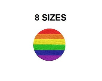 Vlag Gay Pride borduurwerk ontwerp. Kleurrijk borduurontwerp. Trots borduurontwerp. Trots ontwerp. Vlag ontwerp. regenboog borduurwerk