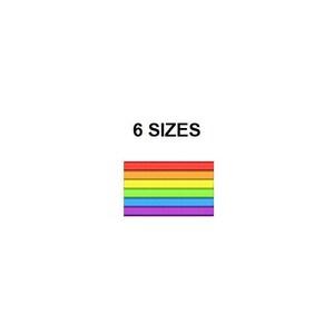 Flag Gay Pride Embroidery design. Colorful embroidery design. Pride embroidery design. Pride design. Flag design. rainbow embroidery