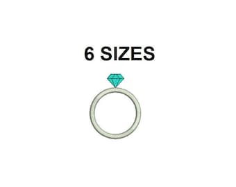Diamond Ring Embroidery Design. Wedding Rings Embroidery Design. Mini Wedding Rings. Diamond Ring Design. Wedding embroidery design. Sees it