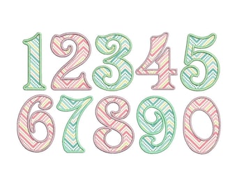 Numbers Birthday Set Applique. Numbers applique design. Embroidery applique numbers. Birthday numbers embroidery. Birthday set numbers.