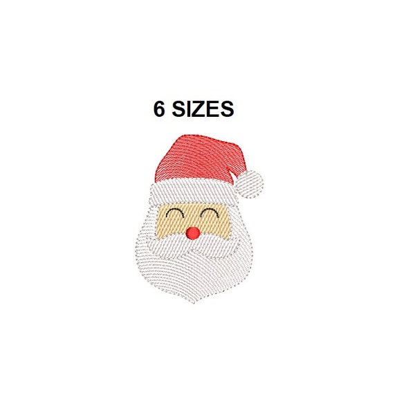 Santa Claus Sketch Embroidery Design. Santa Claus Embroidery design. Santa design. Mini Santa embroidery. Santa Claus sketch filled stitch.