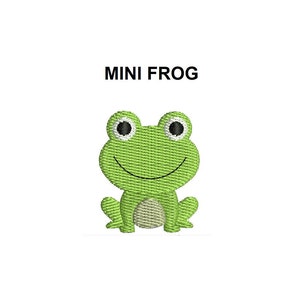 Crochet Tiny Frog Plush or Keychain Mini Frog Handmade Frog Mini