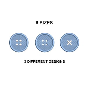Buttons Embroidery design. Buttons Filled stitch. ButtonDesign. Sewing Embroidery Design.  Mini button design.