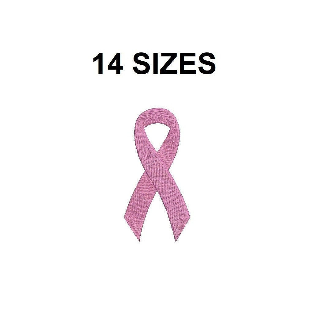 Awareness Ribbon Pink Ribbon Machine Embroidery Design – Blasto Stitch