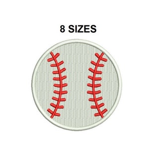 Baseball Embroidery Design. Baseball filled stitch. Mini Baseball design. Baseball ball embroidery. Sport embroidery design.