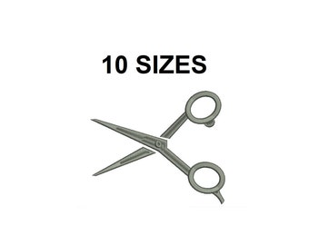 Scissors Embroidery design. Scissors Filled stitch. Scissors Design. Sewing Embroidery Design. Scissors Mini.