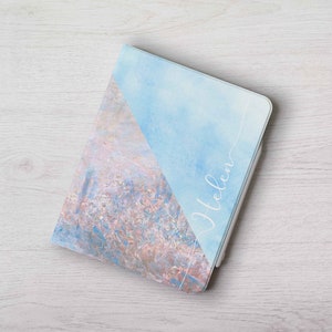 Monet Watercolor iPad Case with Pencil Holder