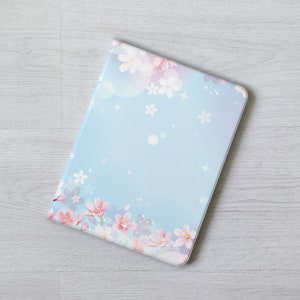 Jasnoniebieskie etui Sakura na iPada Etui z klapką do iPada 10. generacji 10,9" 11 cali iPad Air 3 4 5 iPad mini 6 5 iPad Pro 13 2024 12,9 2022