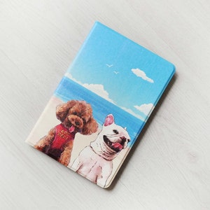 Custom made dog portrait drawing iPad case cover Apple Pencil Flip case for iPad 10.2 10.9" 11 inch iPad Air 6 5 iPad mini 6 5 iPad Pro 12.9