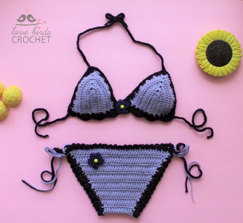 Baby Bikini . Shell Bikini . Crochet Bikini . Baby Swimsuit . Etsy