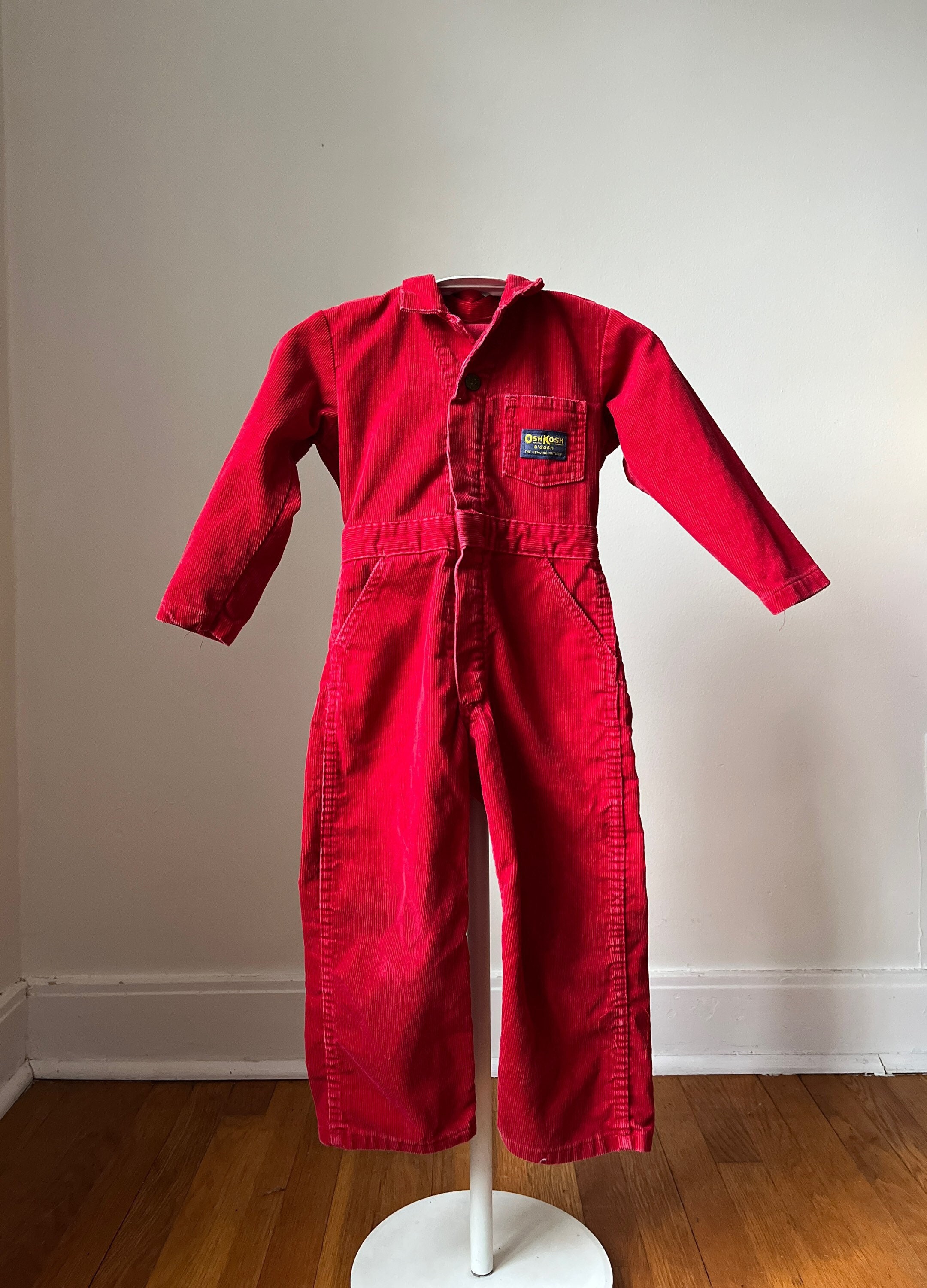 Oshkosh Red Overalls - Etsy Oshkosh Red Overalls - Etsy