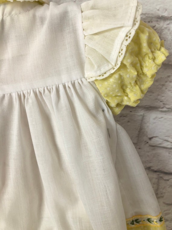 Polly Flinders dress, Vintage smocked, newborn ba… - image 4