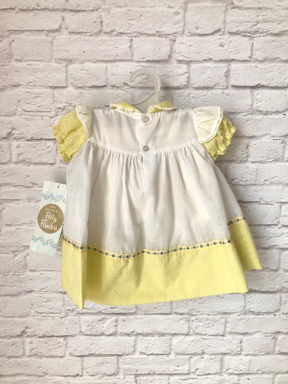 Polly Flinders dress, Vintage smocked, newborn ba… - image 6