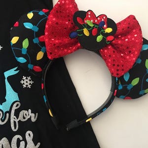Christmas Light Mouse Ears