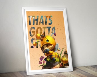 Beemo Teemo Poster, League of Legends, LoL Poster, League of Legends Art, League Gifts