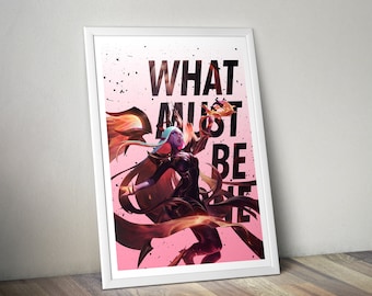 Nightbringer Soraka Poster, League of Legends, LoL Poster, League of Legends Art, League Gifts