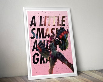 Vi Posters, League of Legends, LoL Poster, League of Legends Art, League Gifts