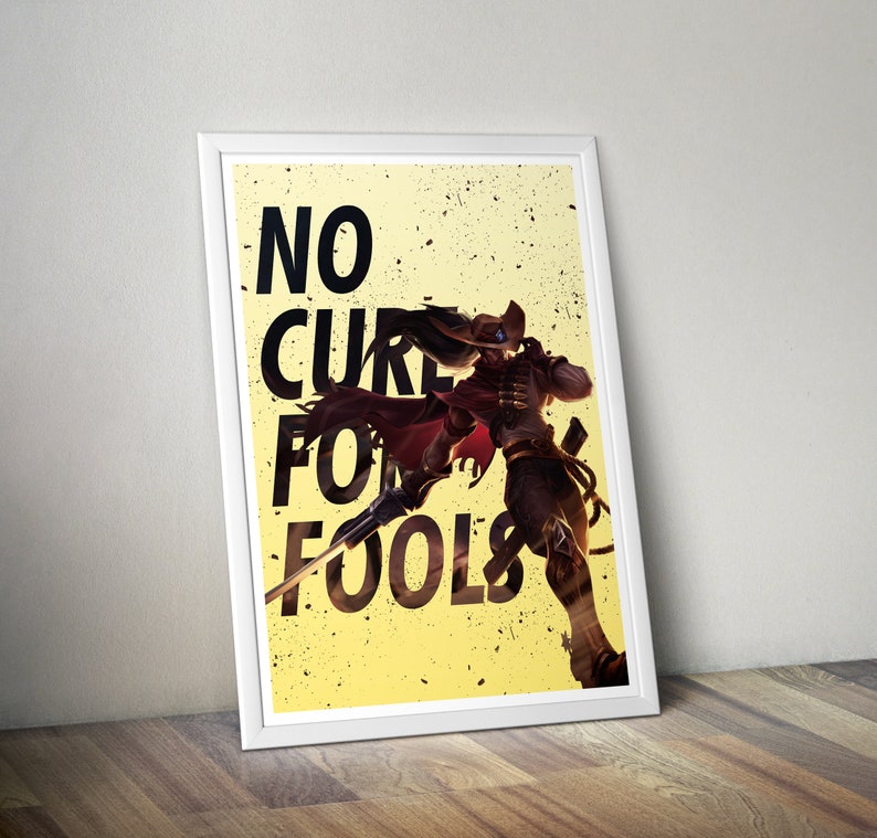 High Noon Jhin Poster, League of Legends. LoL Poster, League of Legends Art, League Gifts High Noon Yasuo