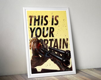 High Noon Jhin Poster, League of Legends. LoL Poster, League of Legends Art, League Gifts