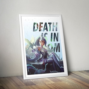 Crystal Rose Zyra Posters, League of Legends, LoL Poster, League of Legends Art, League Gifts