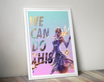 Elementalist Lux Posters, League of Legends, LoL Poster, League of Legends Art, League Gifts