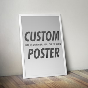 Custom Posters, League of Legends, LoL Poster, League of Legends Art, League Gifts