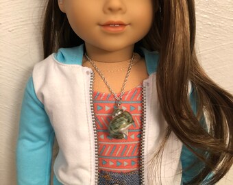 Conch Sea Shell Necklace for 18 inch American Girl Doll of the year 2020 Joss Kendrick