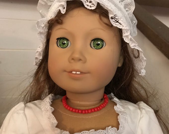 Red Beaded Necklace for American Girl Felicity