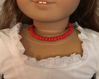 Red Beaded Necklace for  Felicity