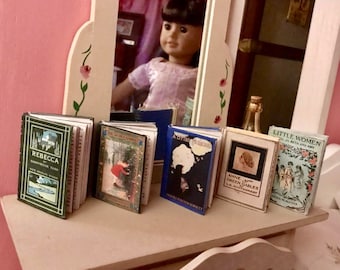 Miniature Classic Books for American Girl Samantha 18 in Doll Book - 2 week turn around time