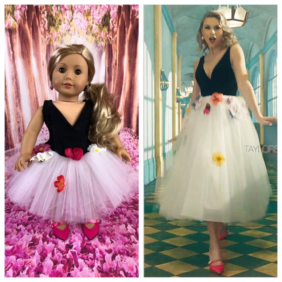 Taylor Swift Me Inspired Dress For American Girl Dolls Made Etsy